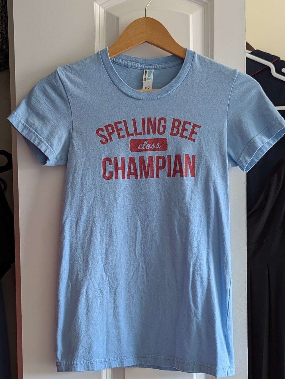 Vintage y2k Woot T-shirt Spelling Bee Champian